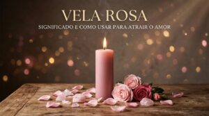 Vela rosa: significado e como usar para atrair o amor