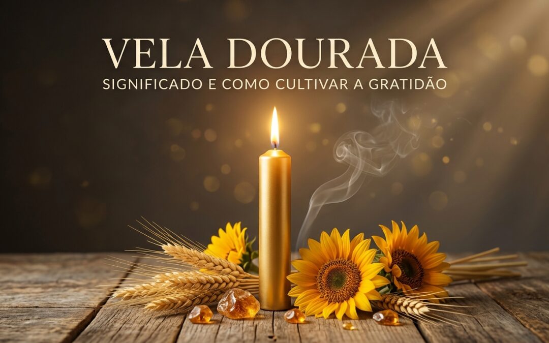 Vela dourada: significado e como cultivar a gratidão