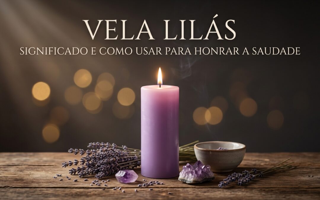Vela lilás: significado e como usar para honrar a saudade